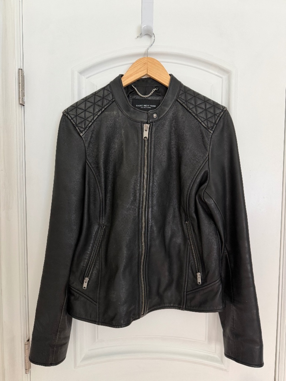 Marc New York Leather Jacket Size L